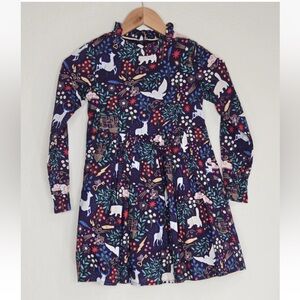 Mini Boden Girls 7-8 Harry Potter Forbidden Forest Mystical Lined Dress